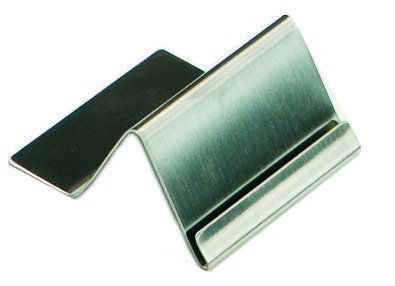 Edelmetall Tafelhalter mit Tafel A 5