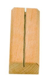 Tafelhalter Buche, mit Kreidetafel Kreis 16 cm