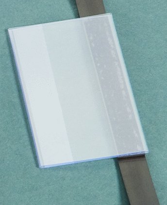 Preisschildhalter m. Magnetband  (Rückseite)